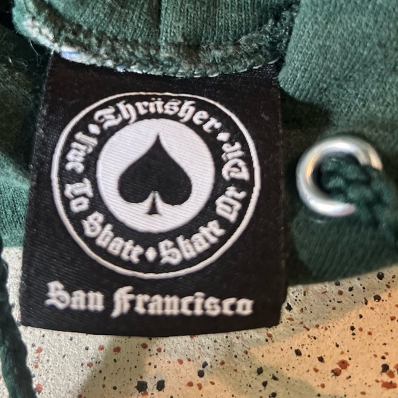 Vintage Y2K Thrasher Magazine Hoodie size Medium - Picture 6 of 7